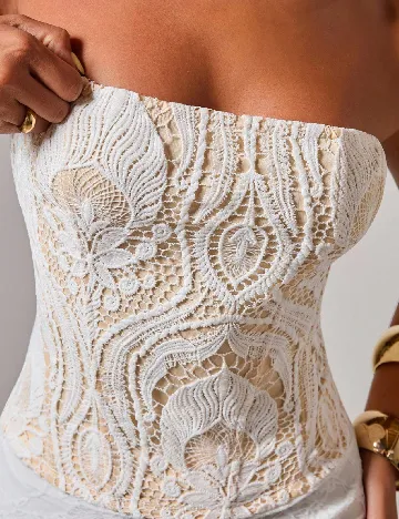Corset SHEIN, crem