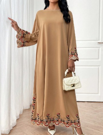Rochie lunga SHEIN, maro