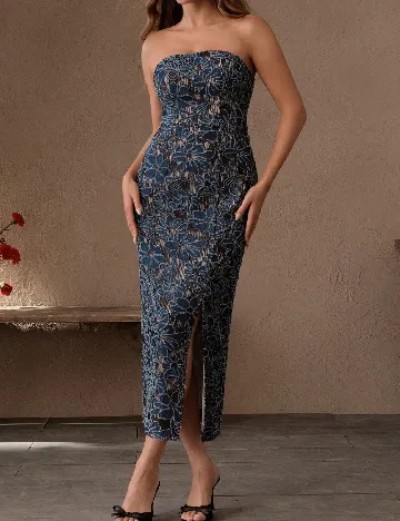 Rochie medie SHEIN, albastru