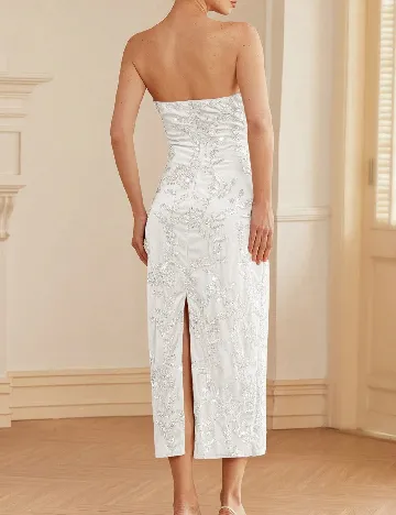Rochie medie SHEIN, alb