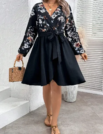 Rochie scurta SHEIN CURVE, negru