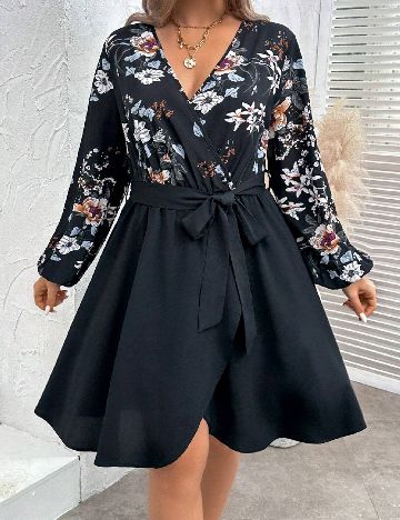 Rochie scurta SHEIN CURVE, negru