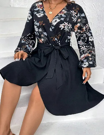 Rochie scurta SHEIN CURVE, negru