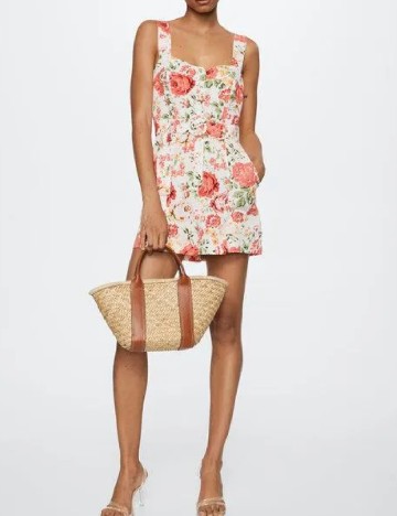 Salopeta Mango, floral print