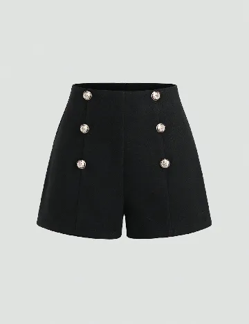 Pantaloni scurti SHEIN, negru