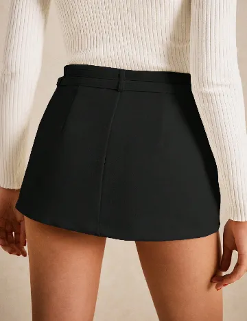 Fusta pantalon SHEIN, negru