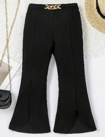 Pantaloni Shein Kids, negru