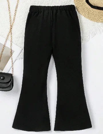 Pantaloni Shein Kids, negru