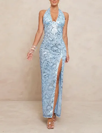 Rochie lunga SHEIN, albastru