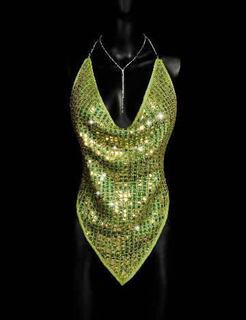 Top SHEIN, verde
