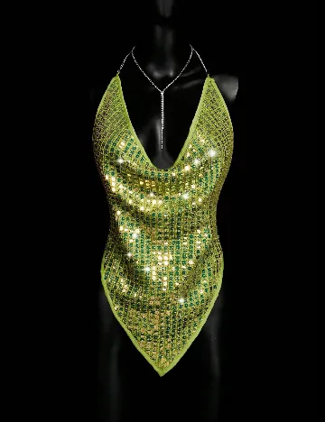 Top SHEIN, verde