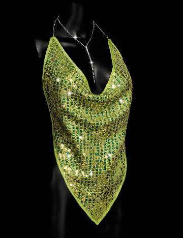 Top SHEIN, verde