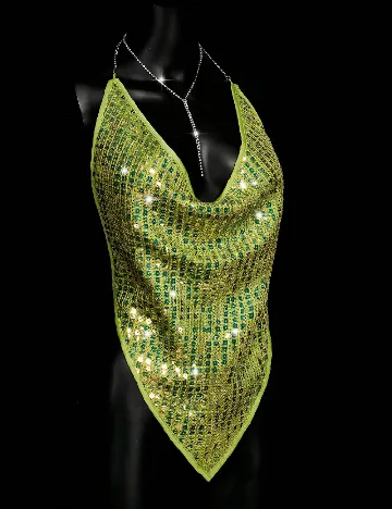 Top SHEIN, verde