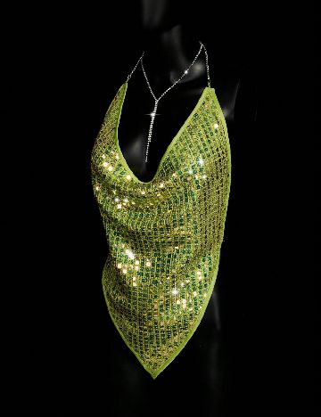 Top SHEIN, verde