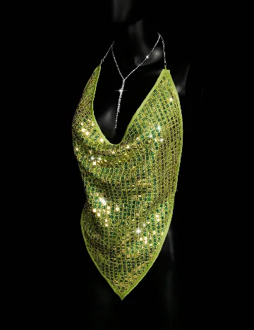 Top SHEIN, verde