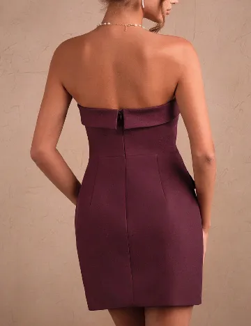 Rochie scurta SHEIN, visiniu