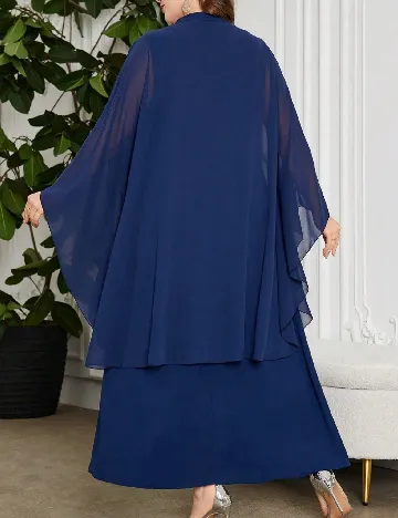 Rochie lunga SHEIN CURVE, albastru