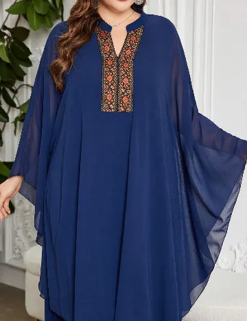 Rochie lunga SHEIN CURVE, albastru