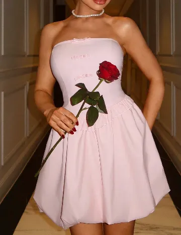 Rochie scurta SHEIN, roz