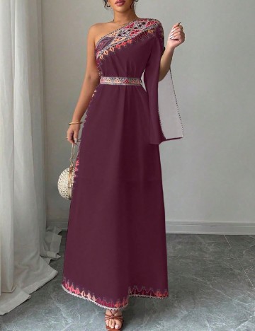 Rochie lunga SHEIN, pruna