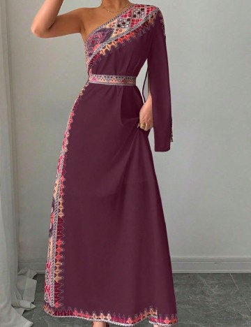Rochie lunga SHEIN, pruna