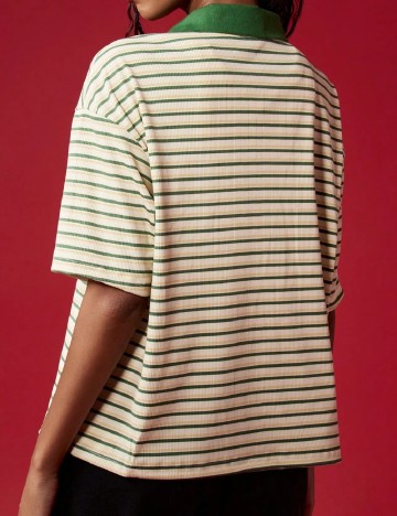 Tricou Missguided, crem