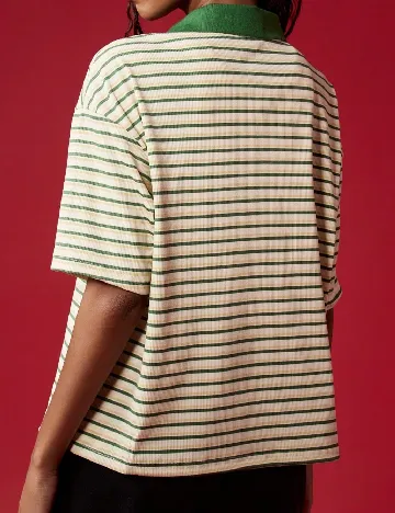 Tricou Missguided, crem
