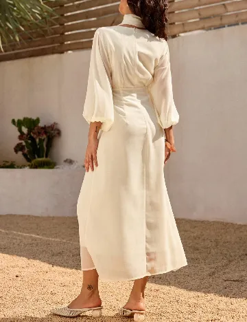 Rochie medie SHEIN, ecru