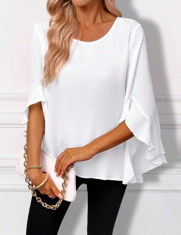 Bluza SHEIN, alb