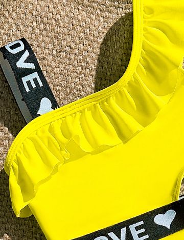 Costum de baie Shein Kids, galben