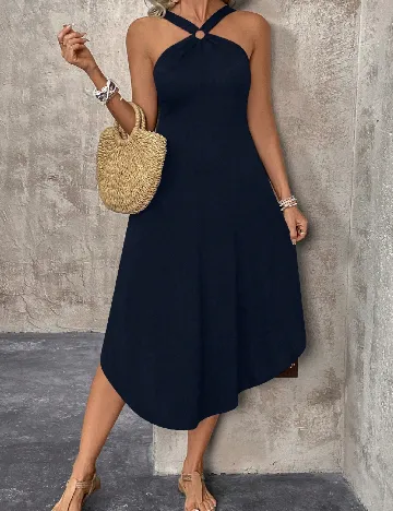 Rochie medie SHEIN, bleumarin