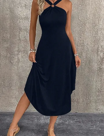 Rochie medie SHEIN, bleumarin