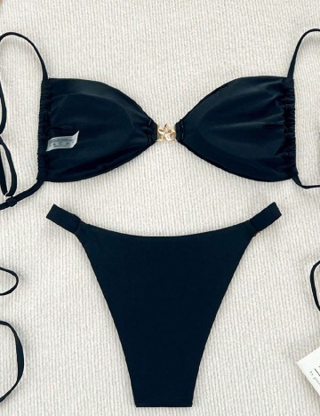 Costum de baie SHEIN, negru