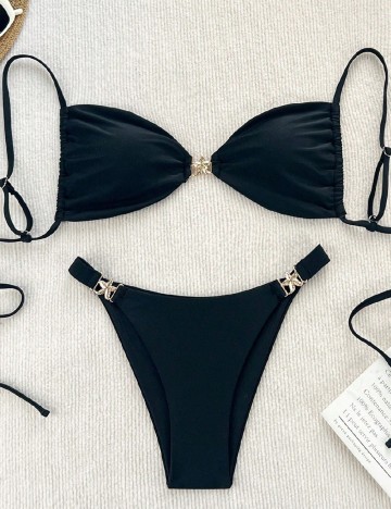 Costum de baie SHEIN, negru