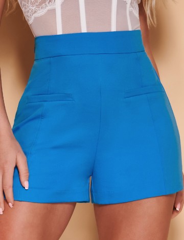 Pantaloni scurti SHEIN, albastru