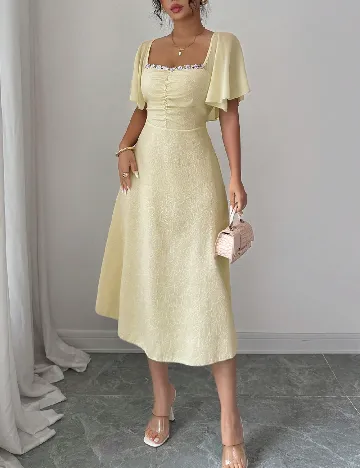 Rochie medie SHEIN, galben