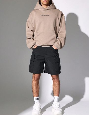Pantaloni scurti SUMWON, negru