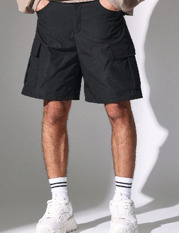 Pantaloni scurti SUMWON, negru