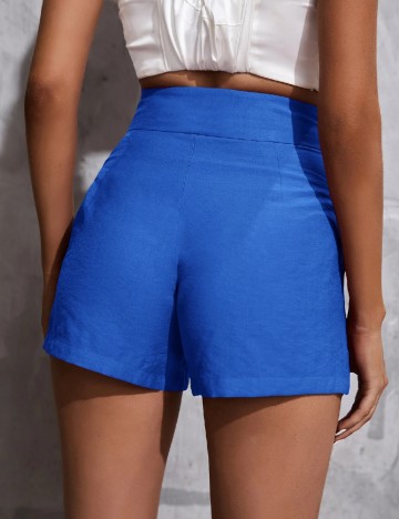 Pantaloni scurti SHEIN, albastru