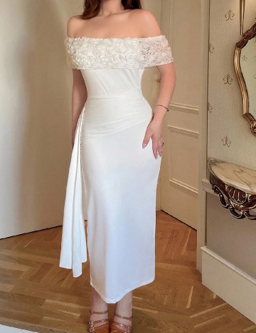 Rochie lunga SHEIN, alb