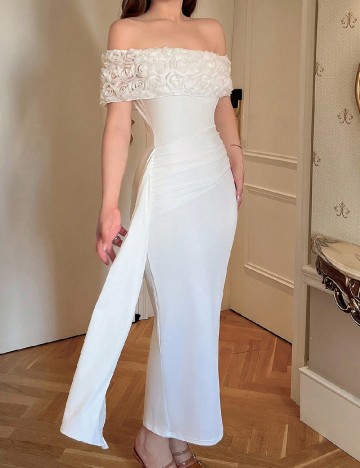 Rochie lunga SHEIN, alb