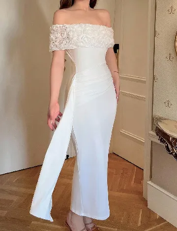 Rochie lunga SHEIN, alb