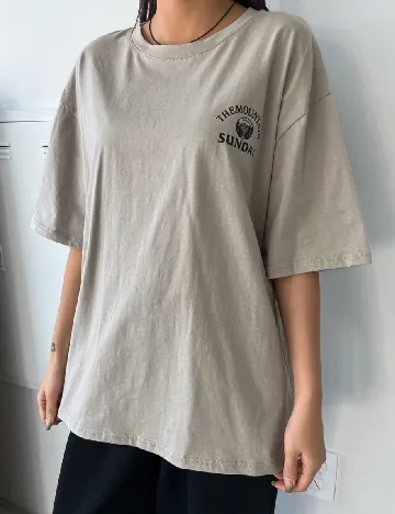 Tricou Dazy, gri