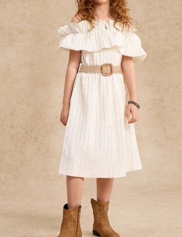 Rochie Shein Kids, ecru