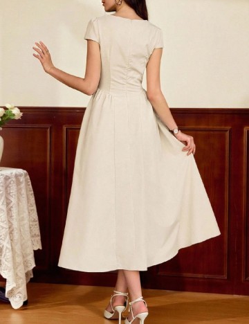 Rochie medie SHEIN, crem