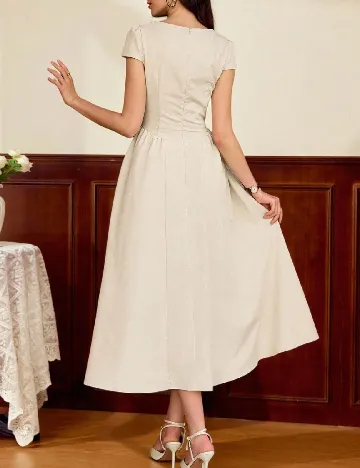 Rochie medie SHEIN, crem
