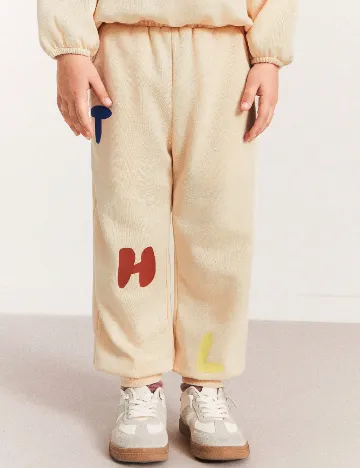 Pantaloni Shein Kids, crem