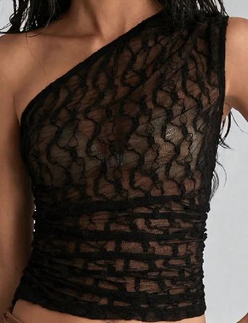 Top SHEIN, negru