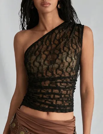 Top SHEIN, negru