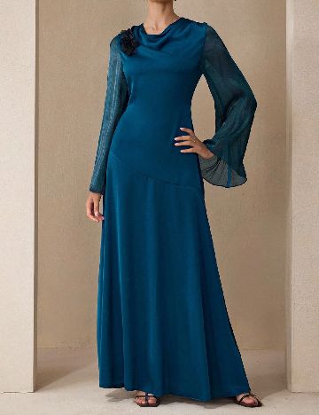 Rochie lunga SHEIN, albastru